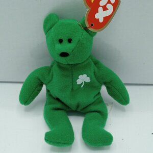 Vintage McDonald’s Ty Teenie Beanie Babies 1993 Erin Clover Irish Plush